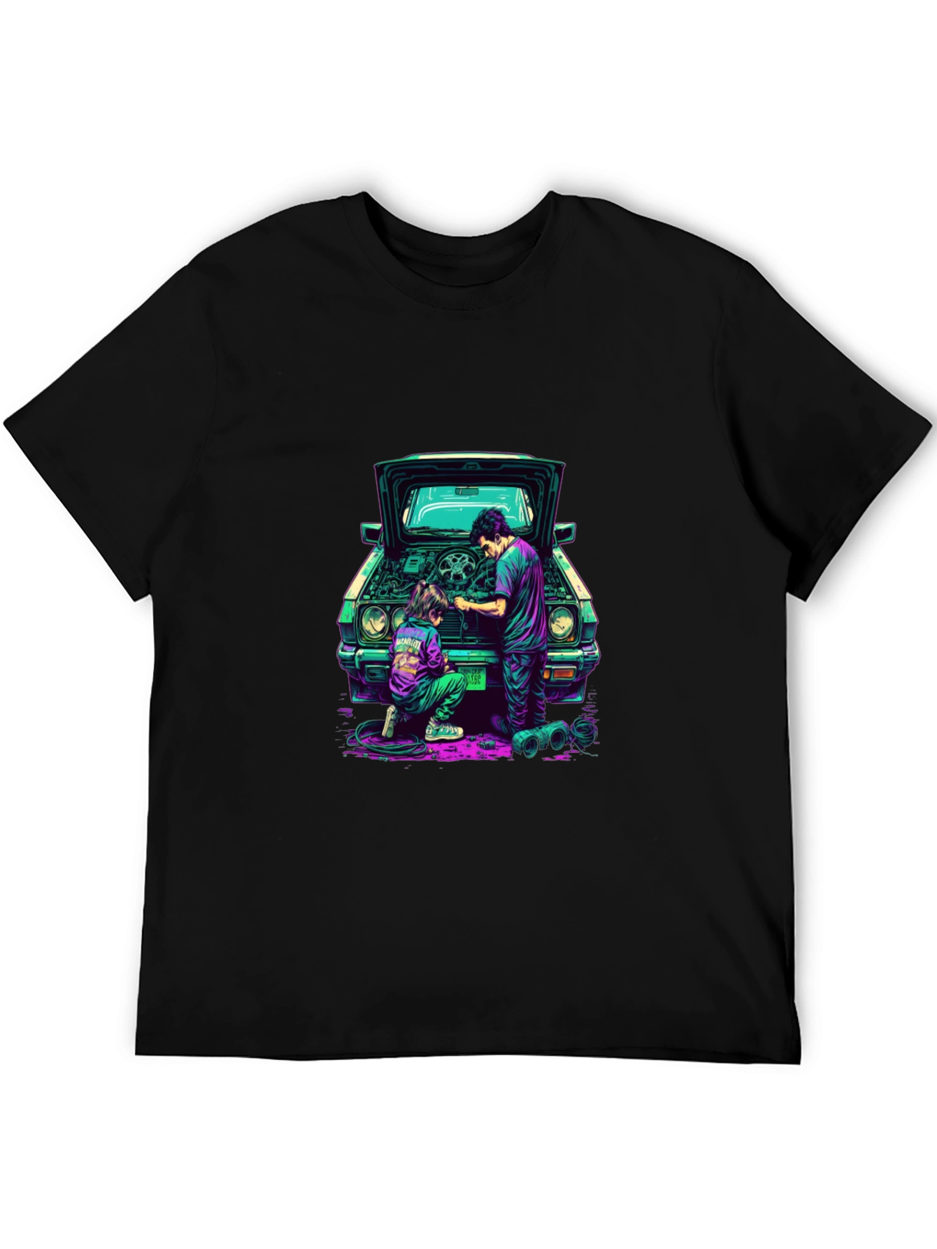 Cool Car Repair Graphic Tee