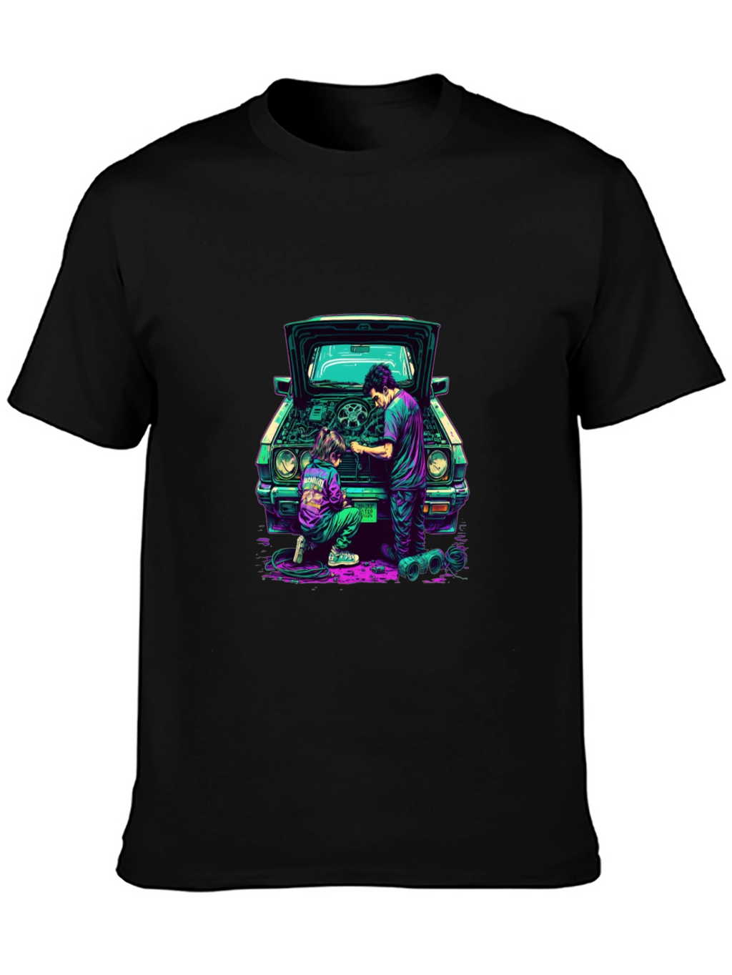 Cool Car Repair Graphic Tee
