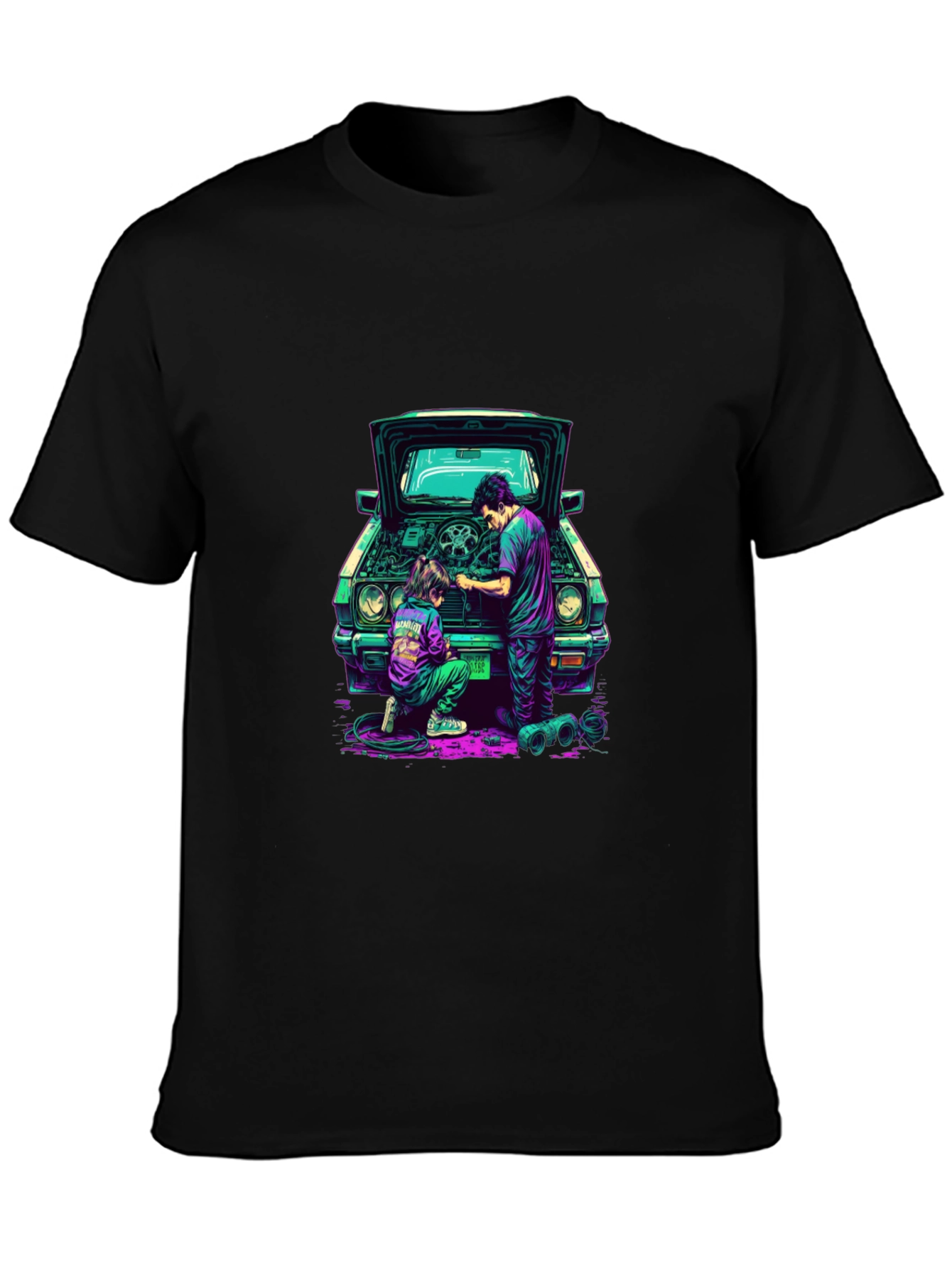 Cool Car Repair Graphic Tee