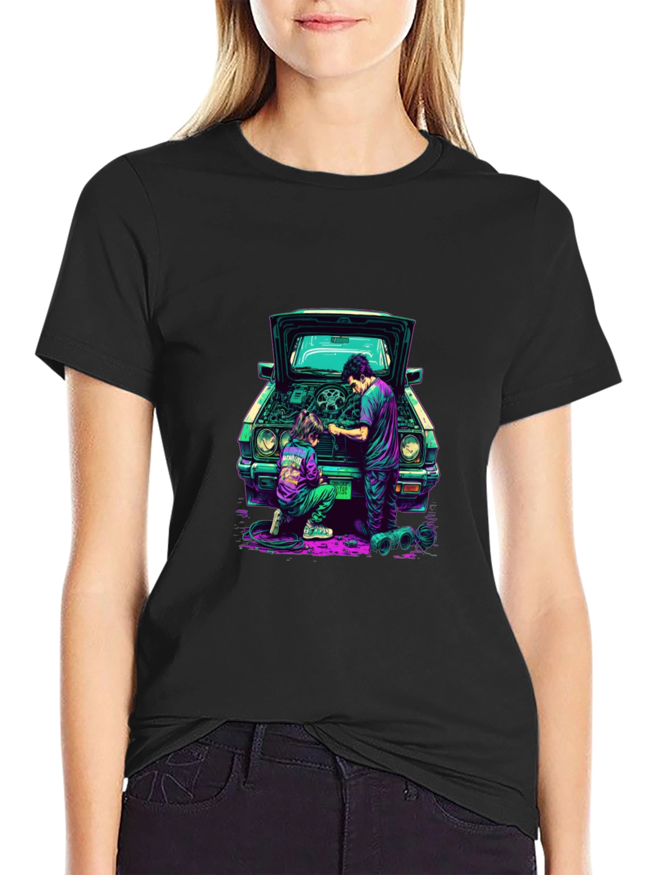 Cool Car Repair Graphic Tee