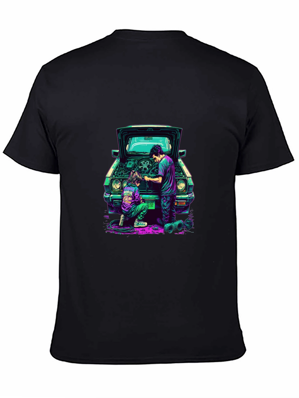 Cool Car Repair Graphic Tee