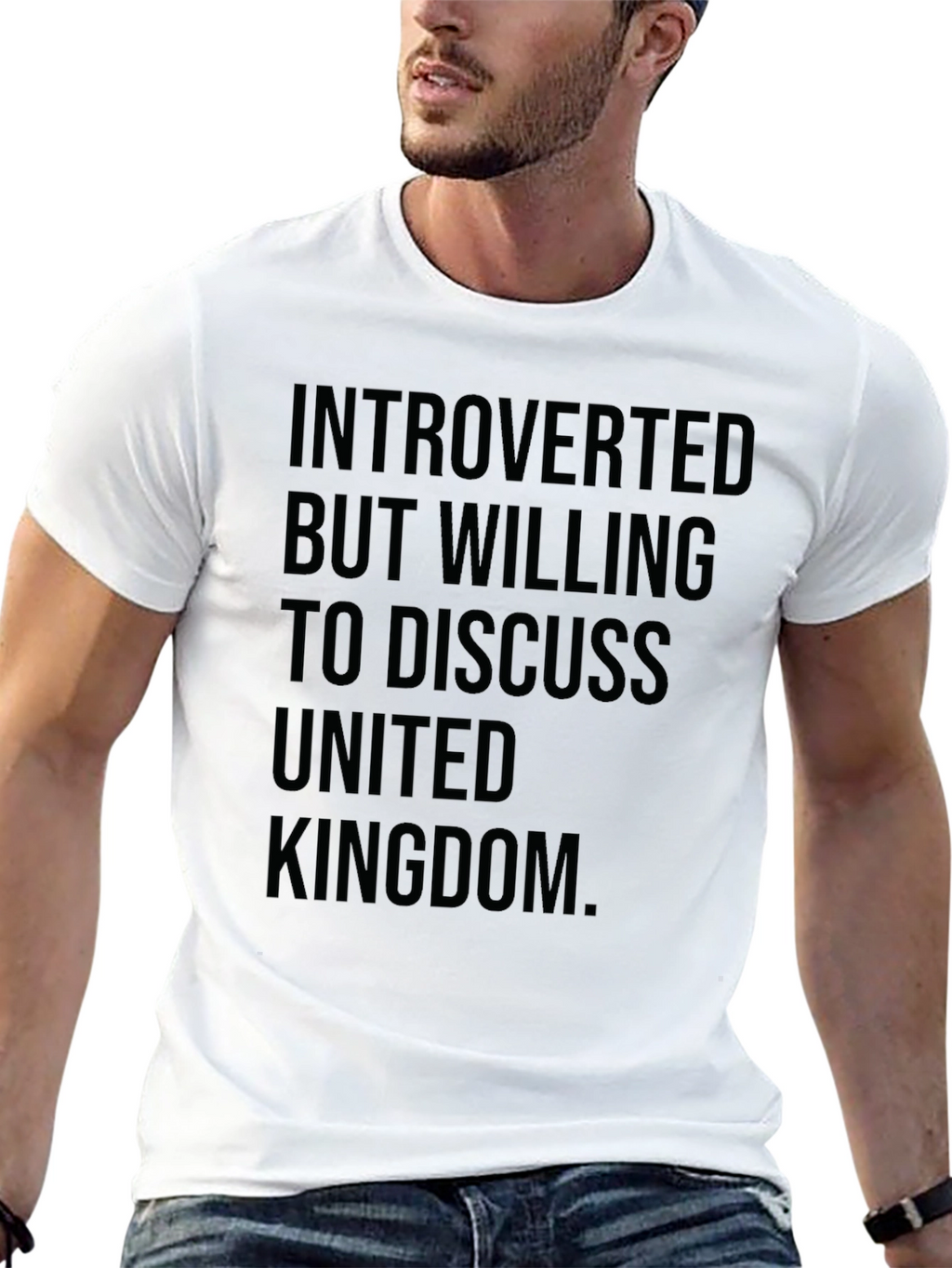 Introverted UK T-Shirt - Funny United Kingdom Tee