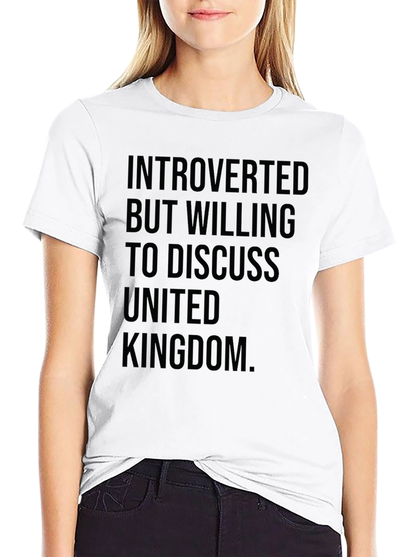 Introverted UK T-Shirt - Funny United Kingdom Tee