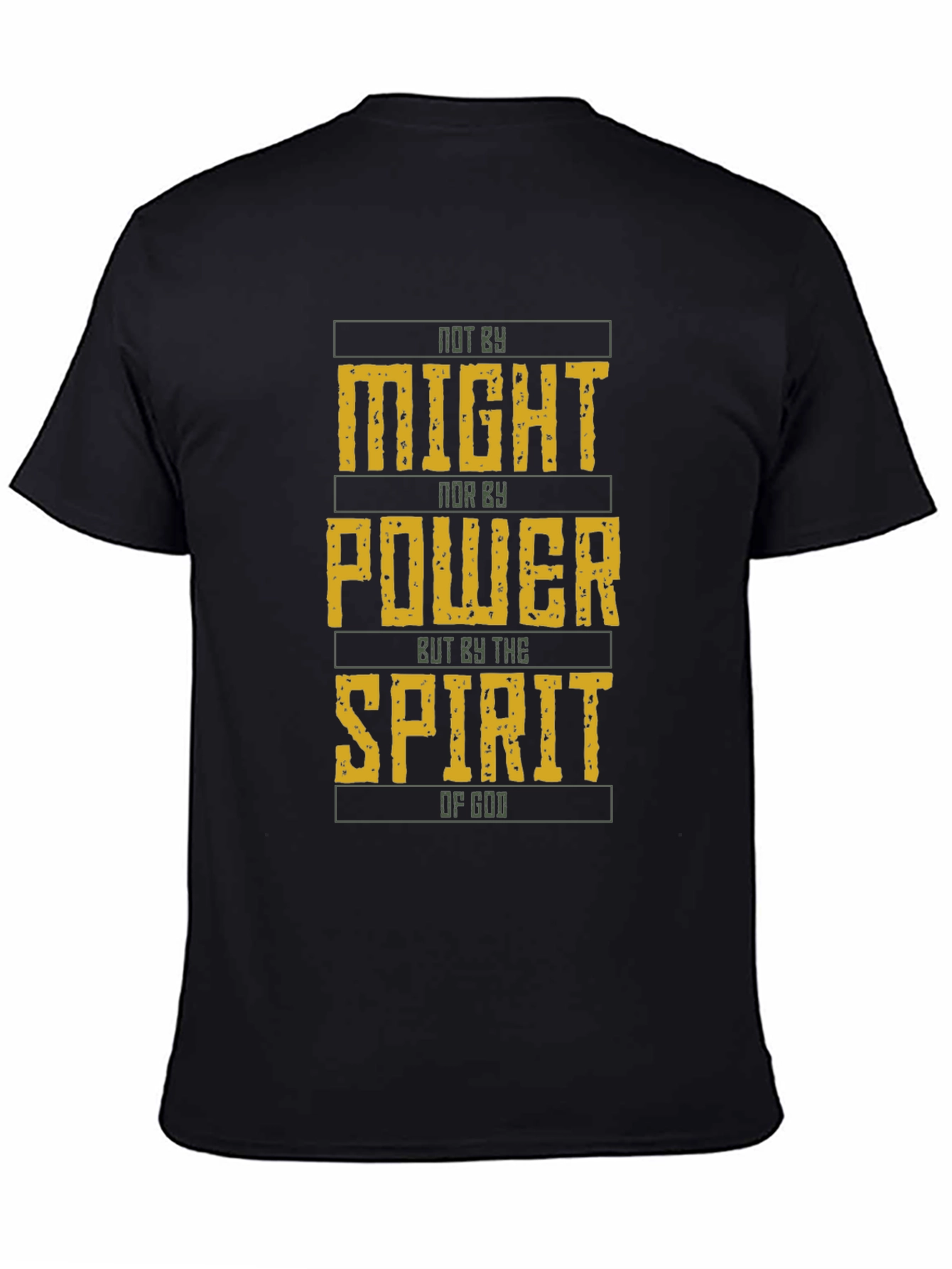 Not By Might Christian T-Shirt