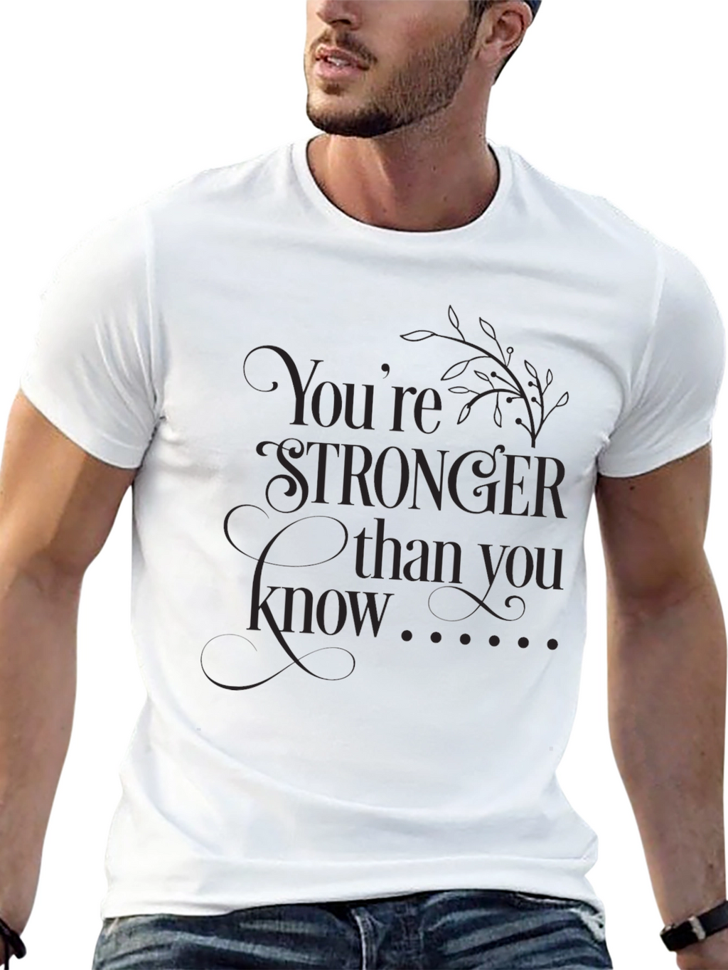Empowering Graphic Tee: Youre Stronger Than You Know