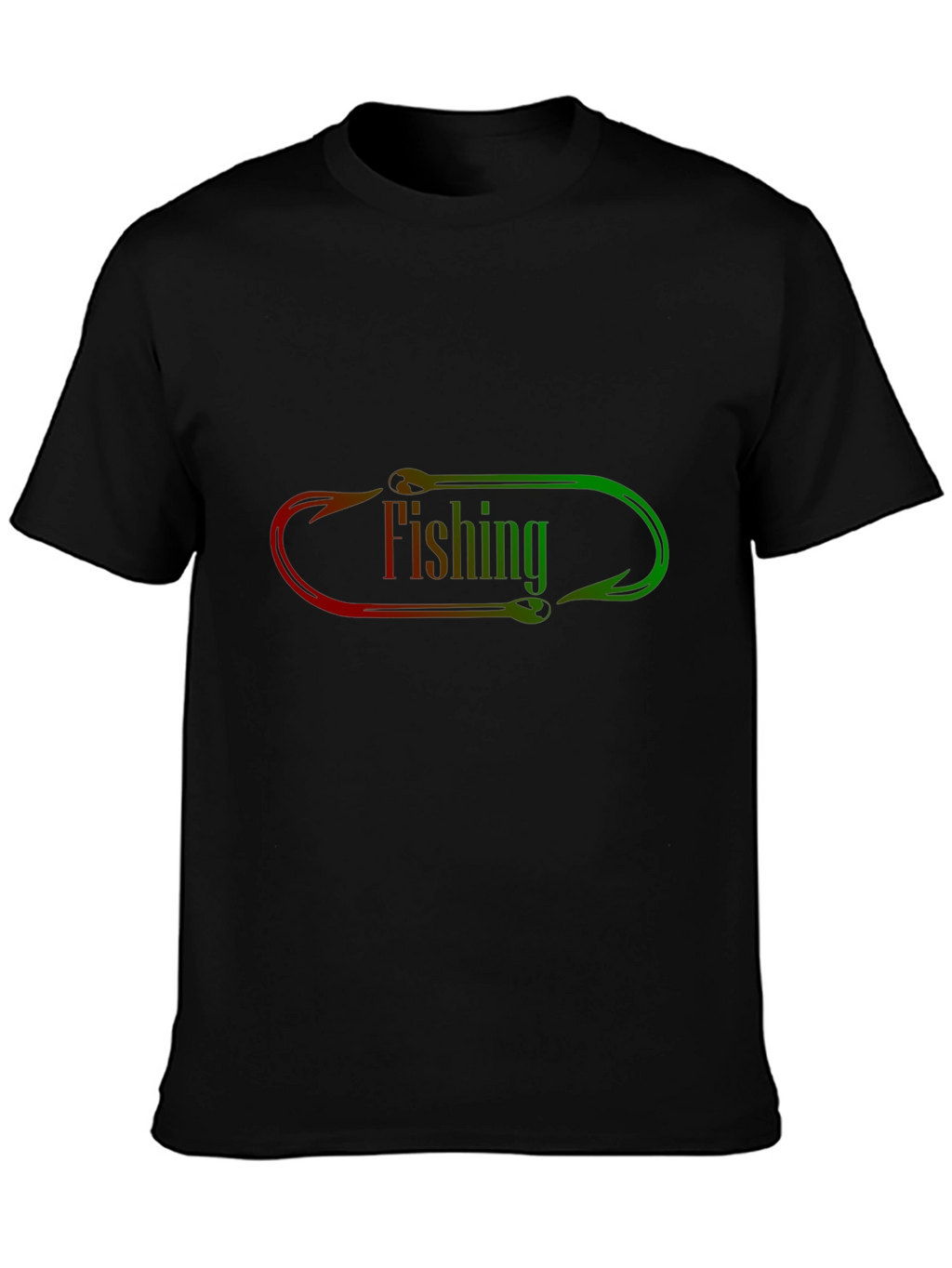 Fishing Hook Graphic T-Shirt