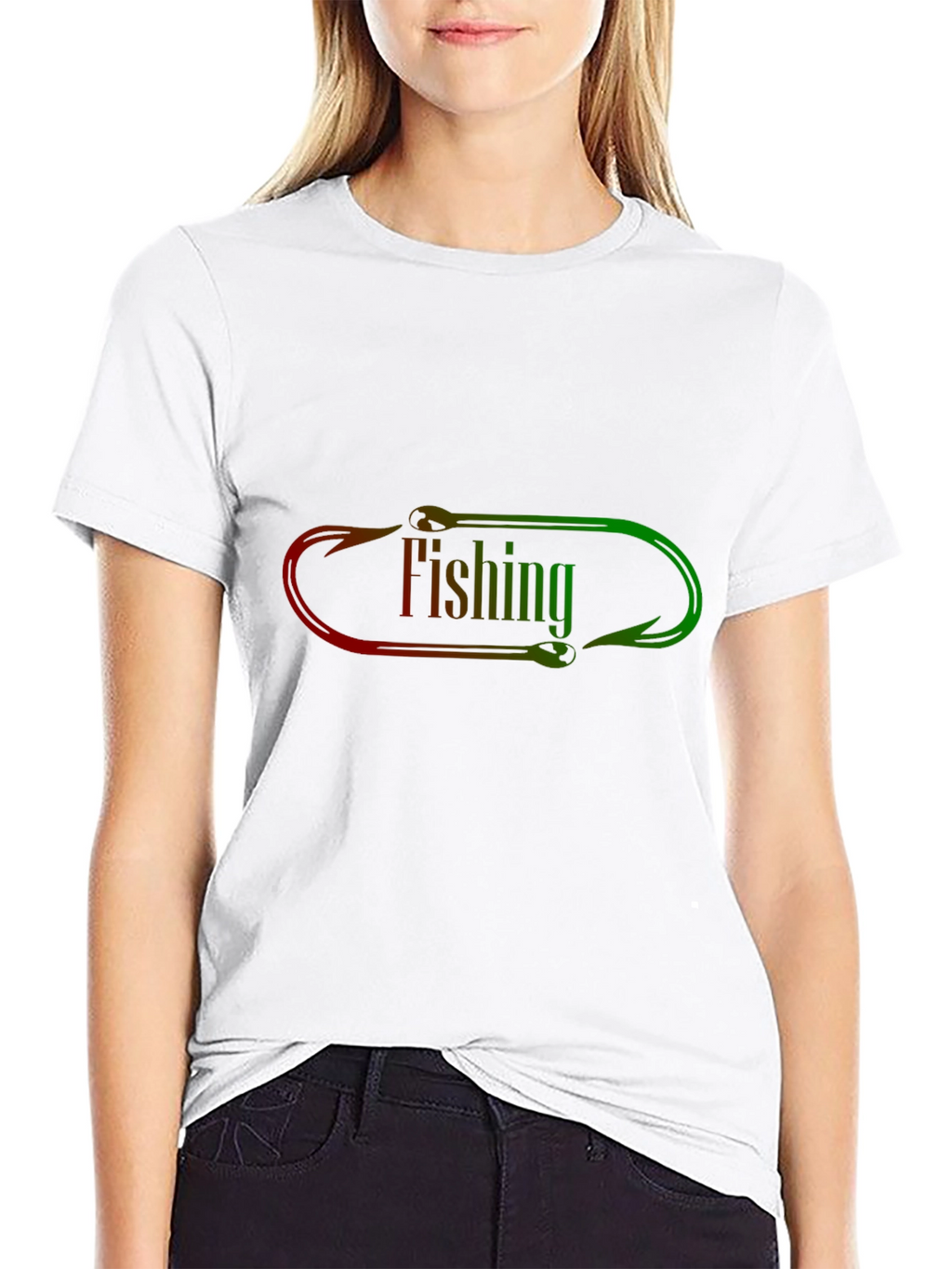 Fishing Hook Graphic T-Shirt