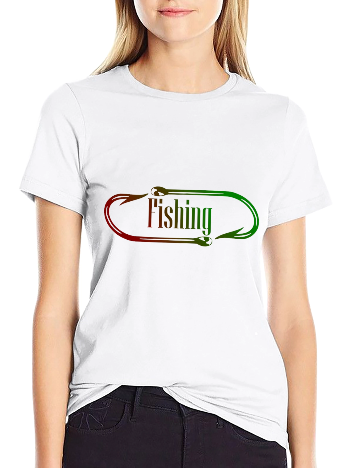 Fishing Hook Graphic T-Shirt