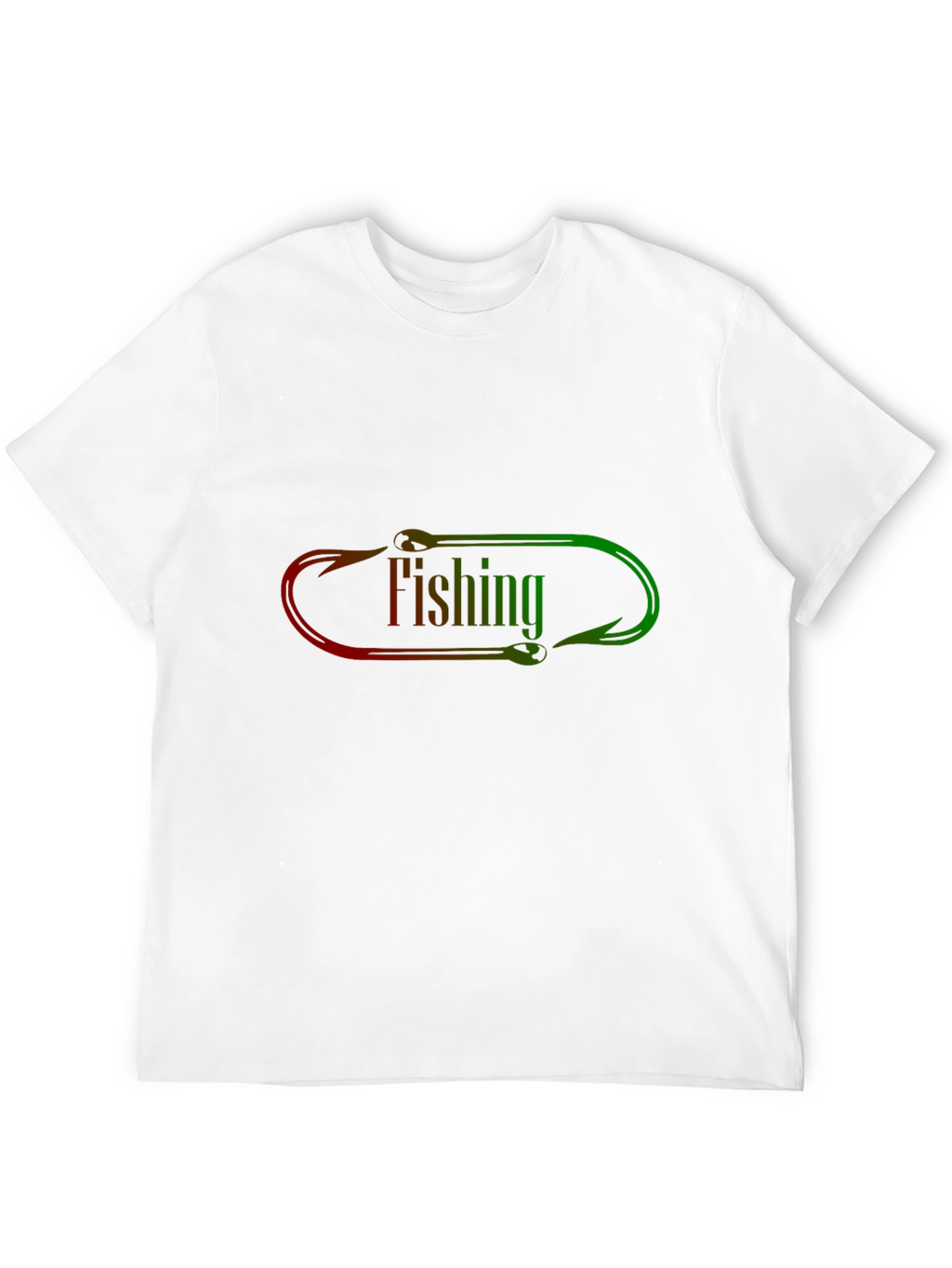 Fishing Hook Graphic T-Shirt