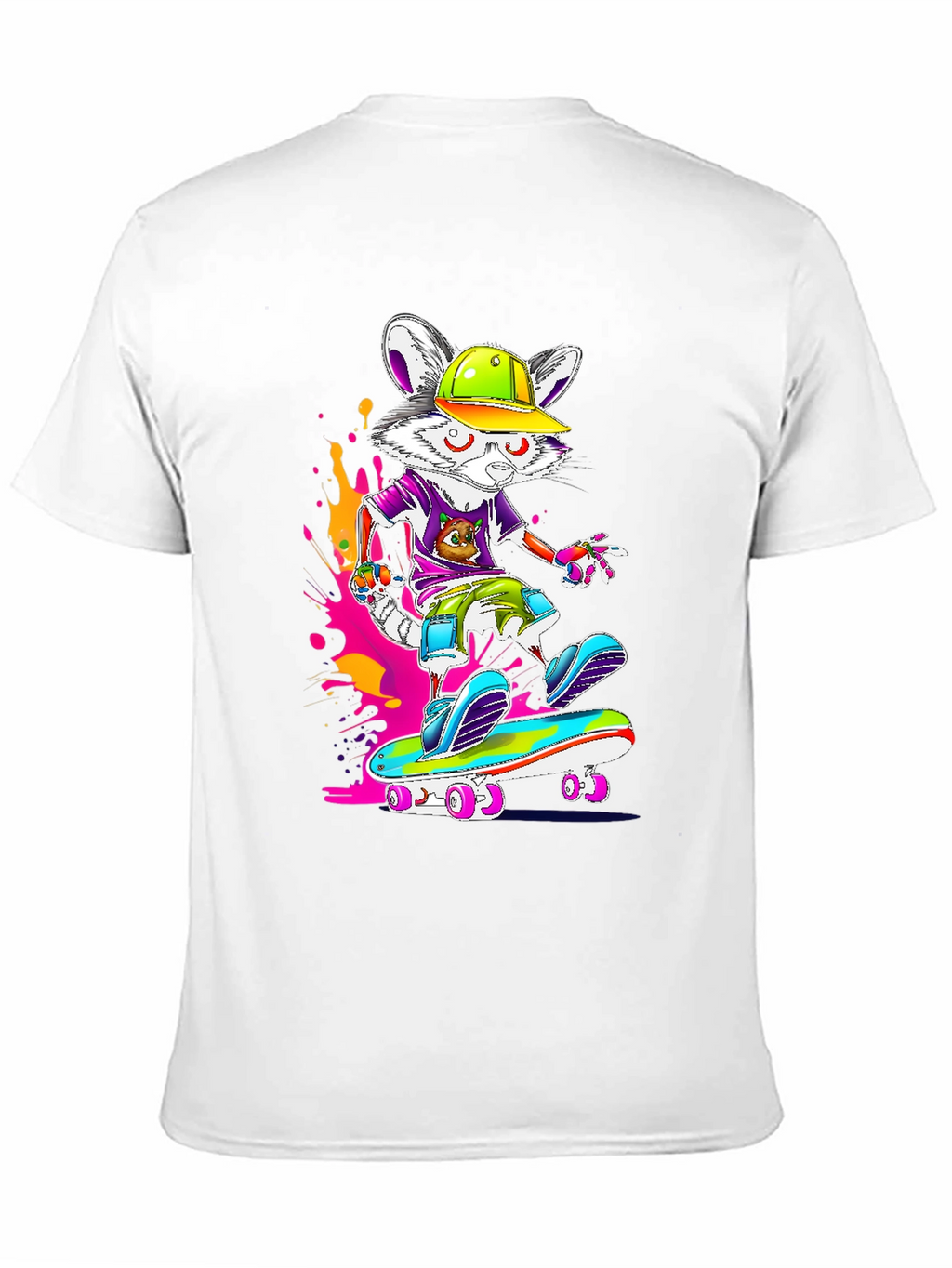 Skateboarding Mouse Graphic Tee
