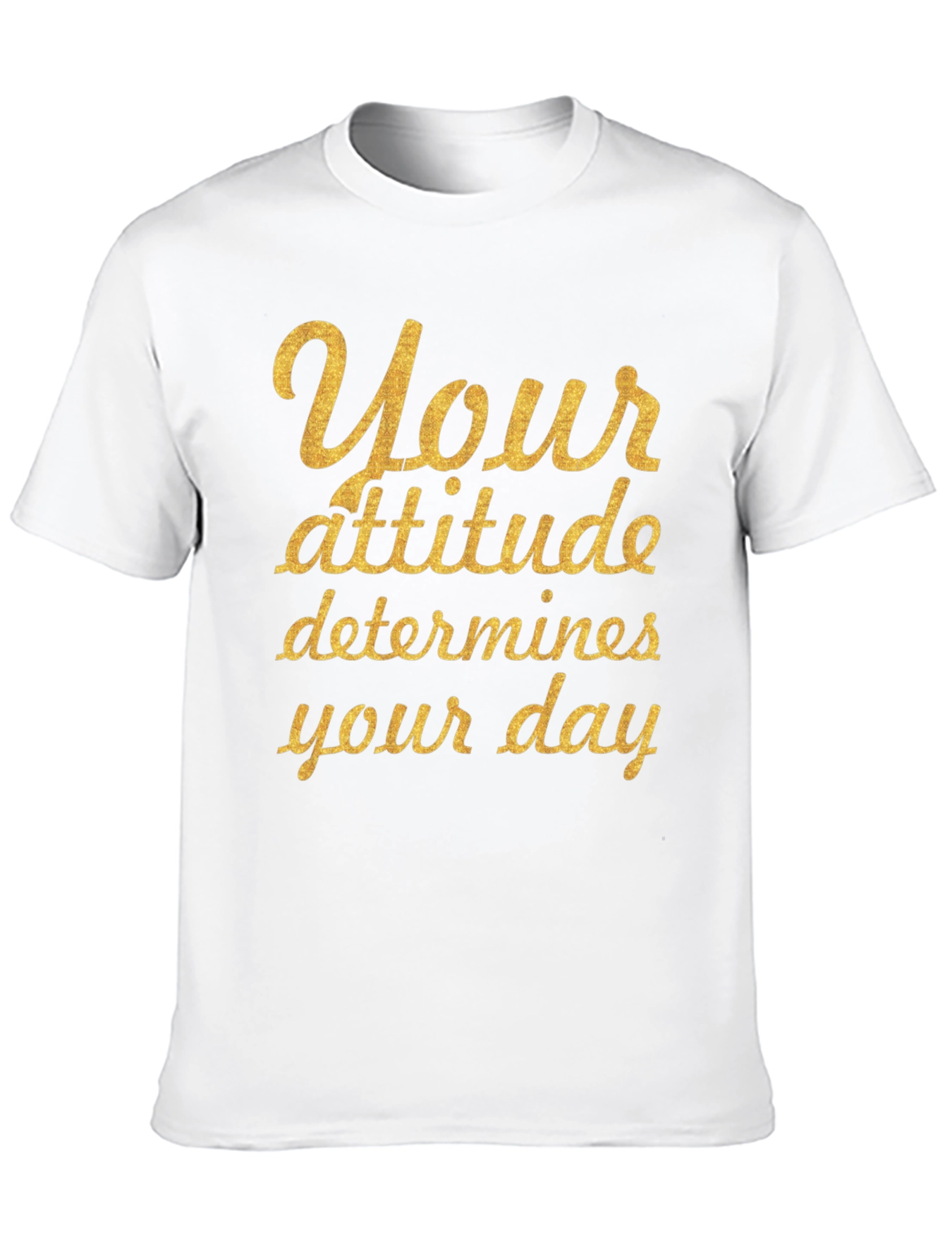 Attitude Quote Black Graphic T-Shirt