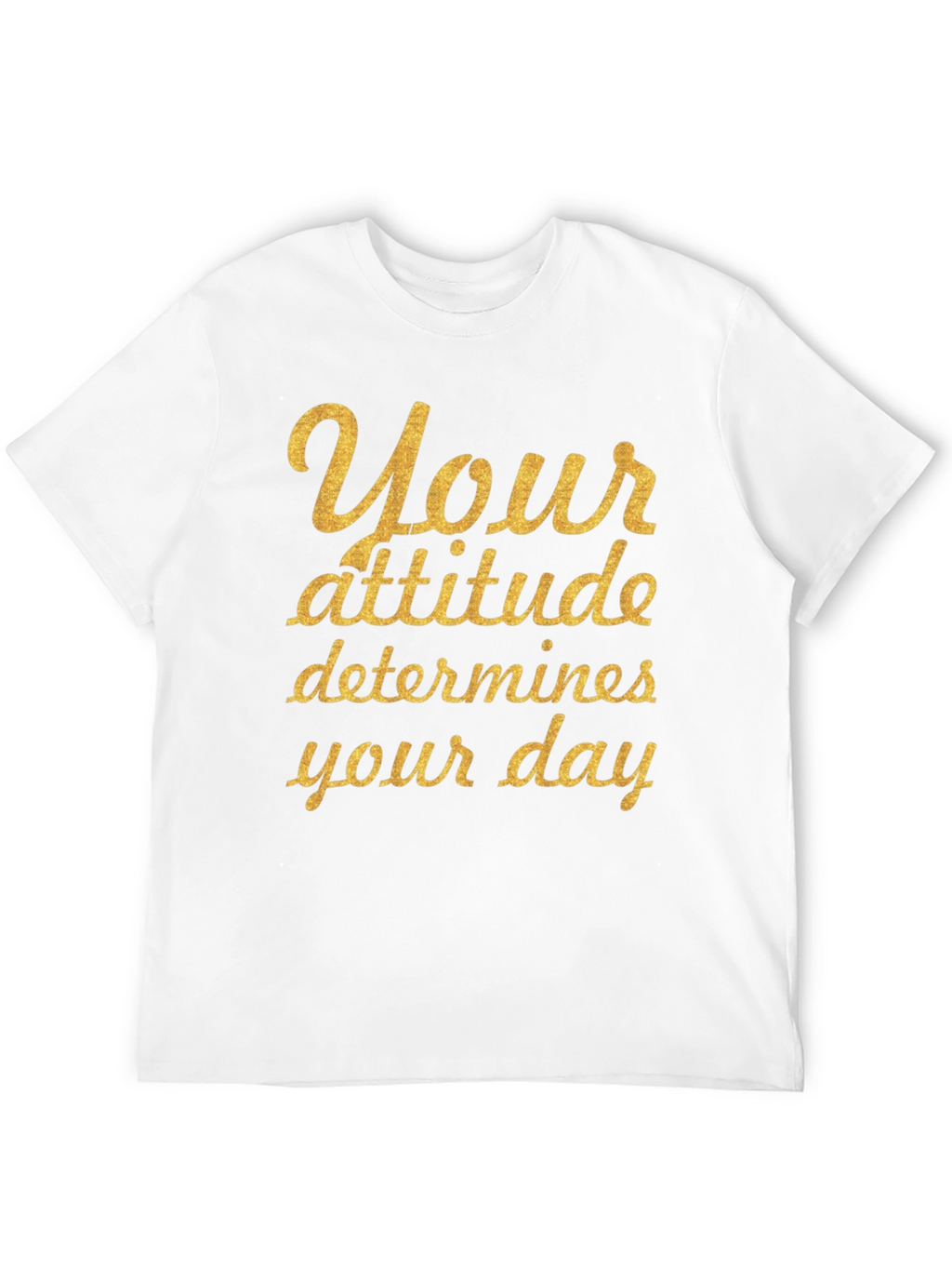 Attitude Quote Black Graphic T-Shirt