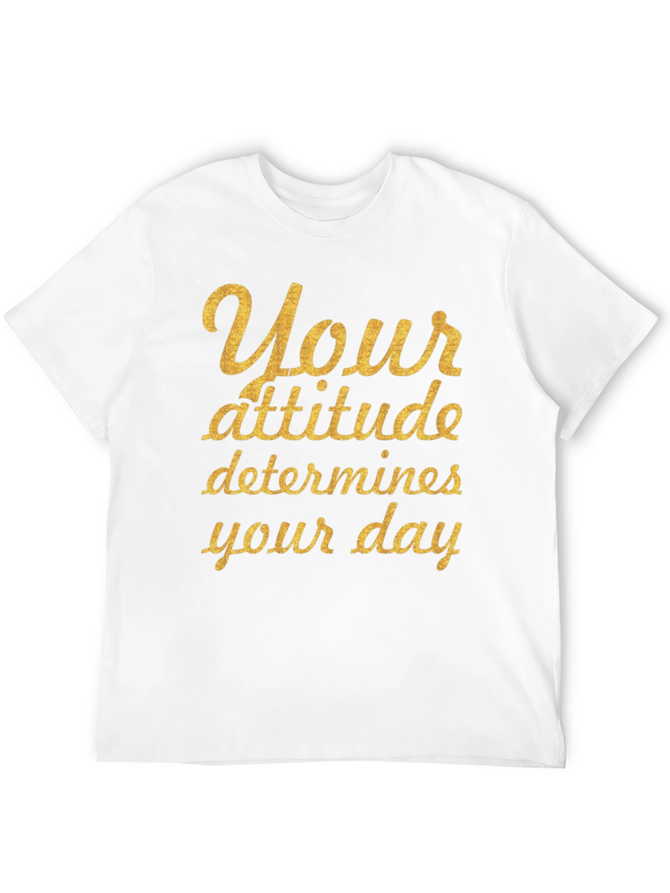 Attitude Quote Black Graphic T-Shirt