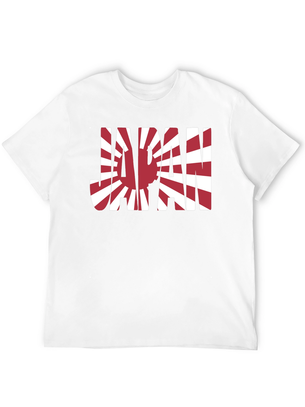 Japan Flag Graphic Tee - Rising Sun Design T-Shirt