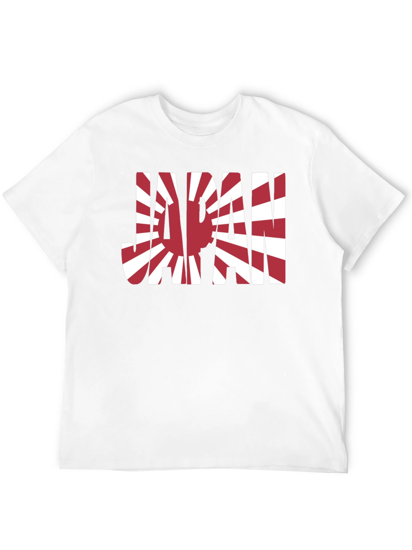 Japan Flag Graphic Tee - Rising Sun Design T-Shirt