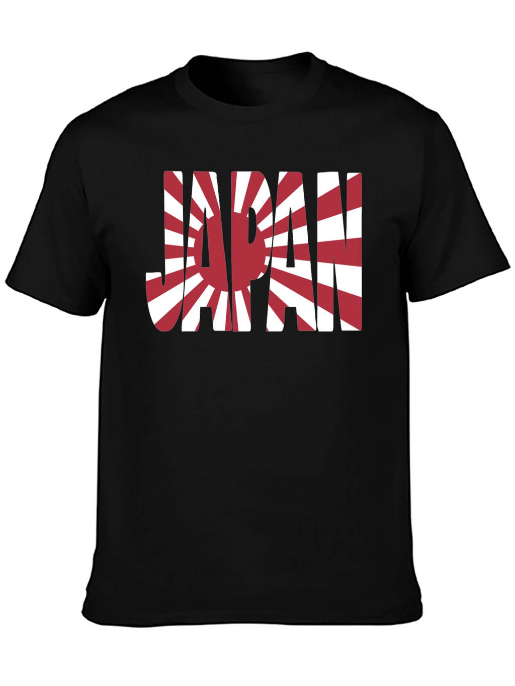 Japan Flag Graphic Tee - Rising Sun Design T-Shirt