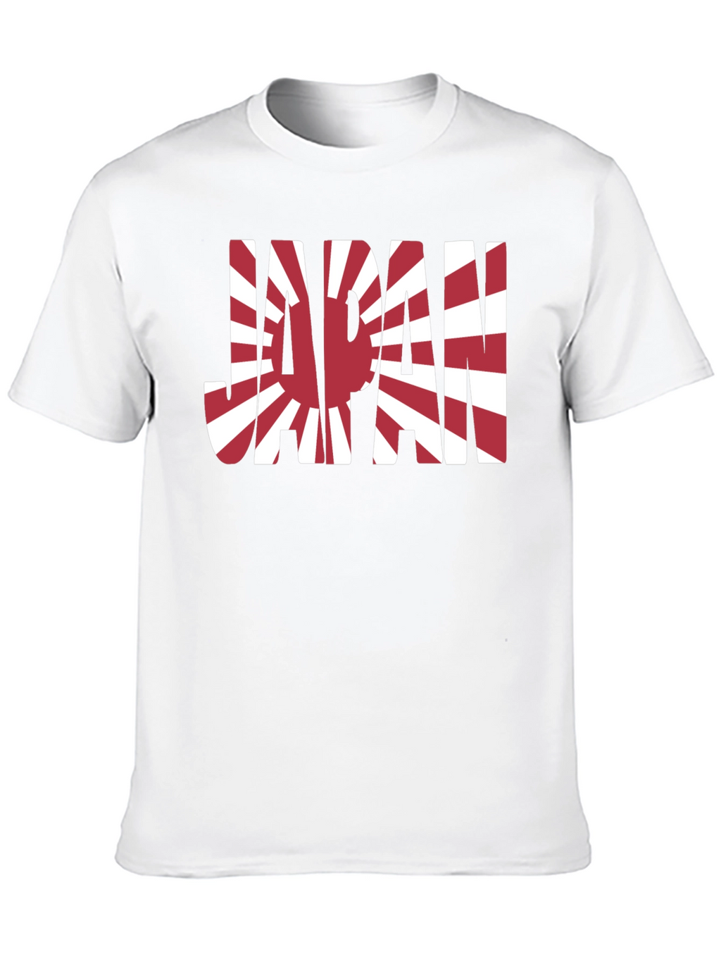 Japan Flag Graphic Tee - Rising Sun Design T-Shirt