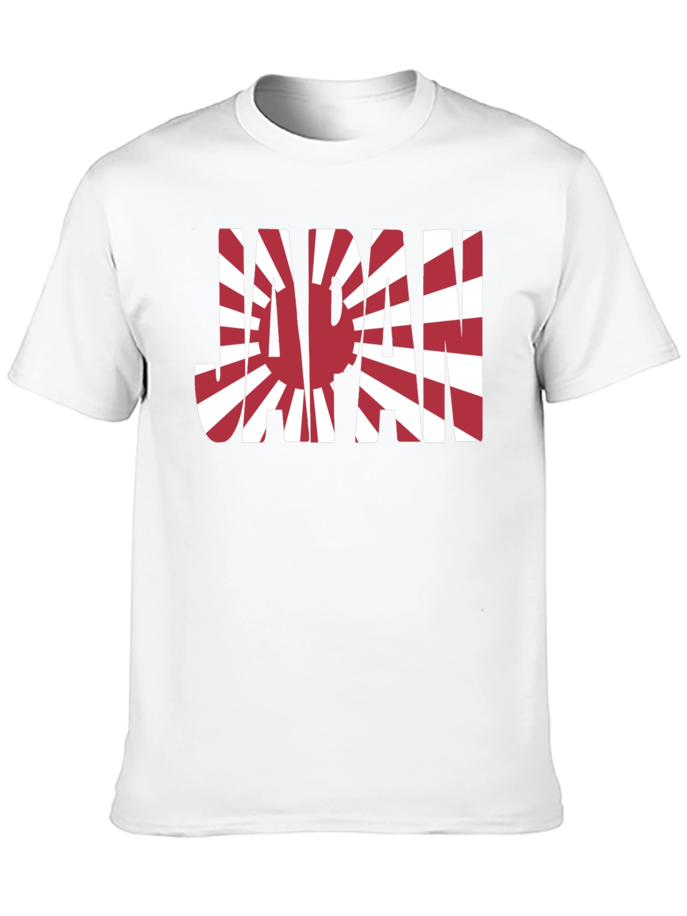 Japan Flag Graphic Tee - Rising Sun Design T-Shirt