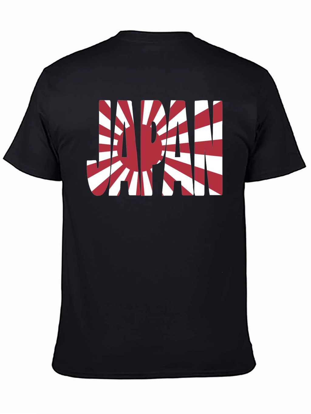 Japan Flag Graphic Tee - Rising Sun Design T-Shirt