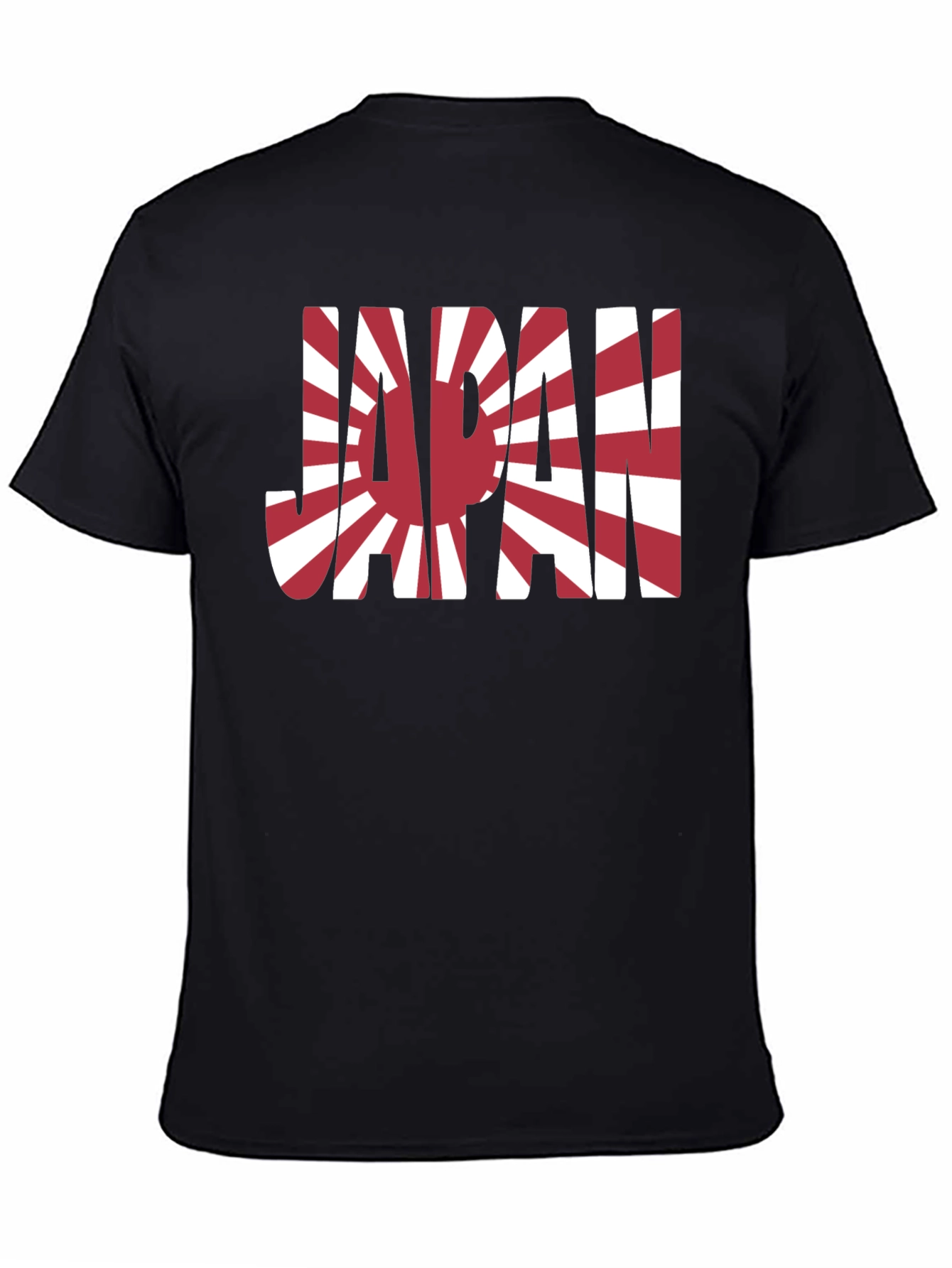 Japan Flag Graphic Tee - Rising Sun Design T-Shirt