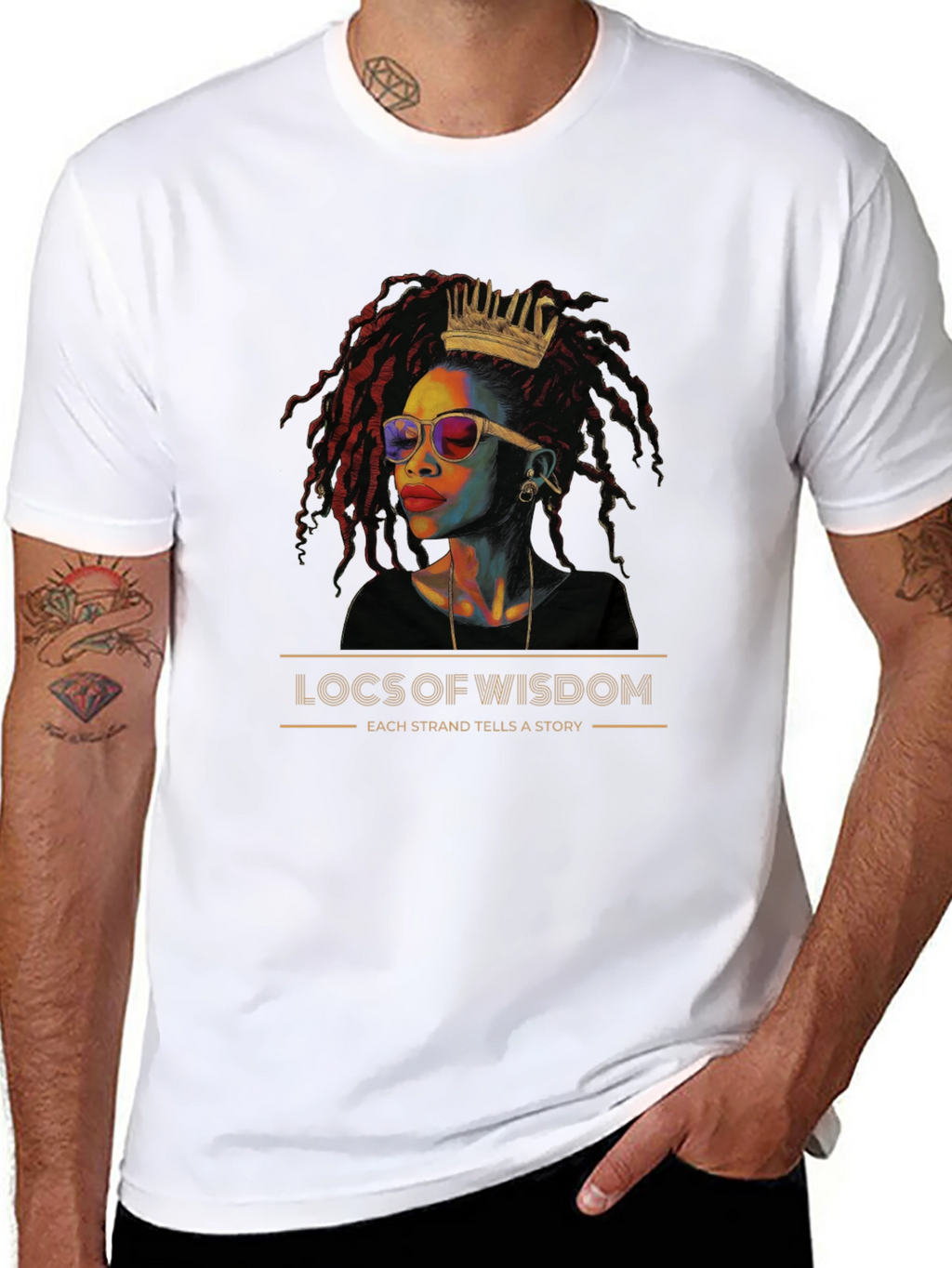 Locs of Wisdom Graphic T-Shirt - Unisex
