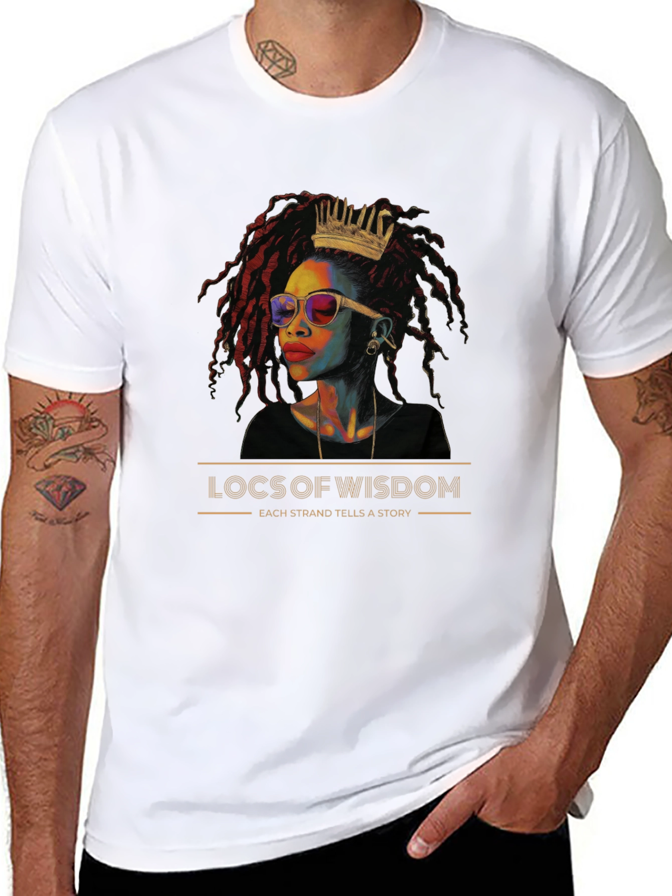 Locs of Wisdom Graphic T-Shirt - Unisex