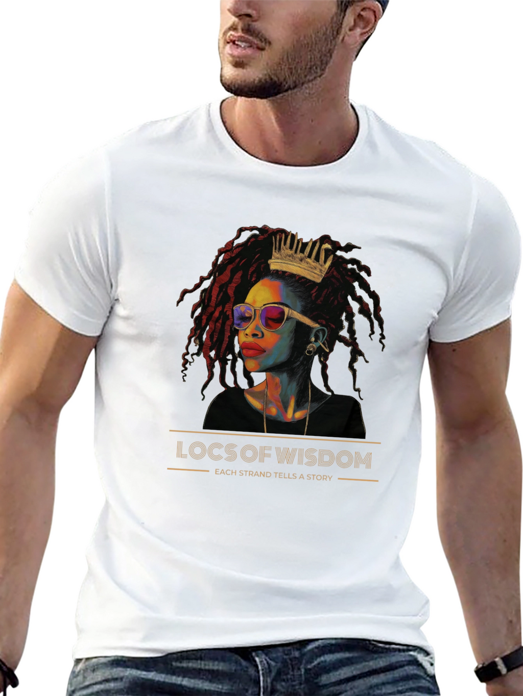 Locs of Wisdom Graphic T-Shirt - Unisex