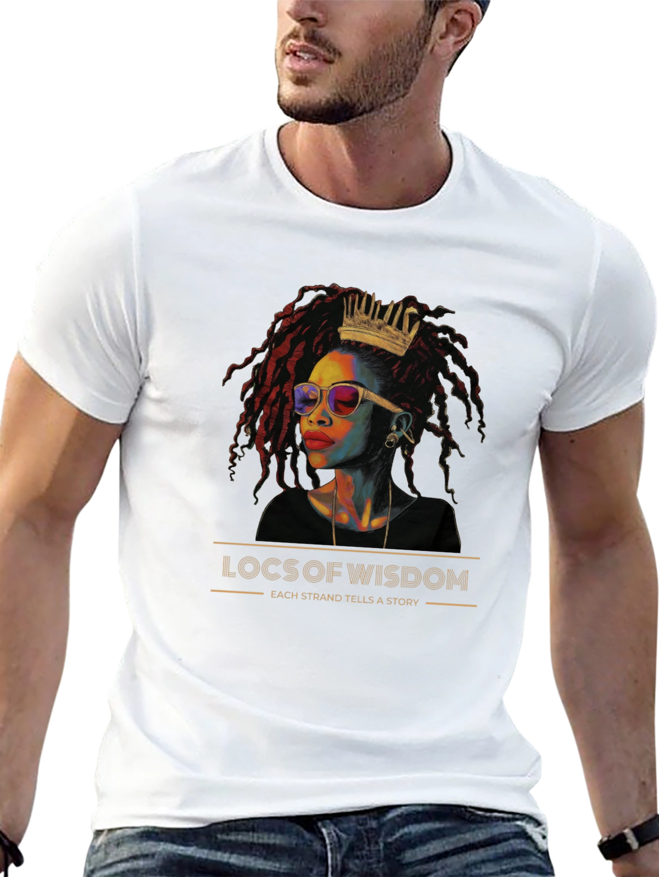 Locs of Wisdom Graphic T-Shirt - Unisex