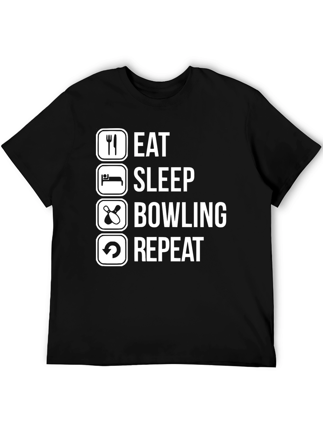 Eat Sleep Bowling Repeat T-Shirt