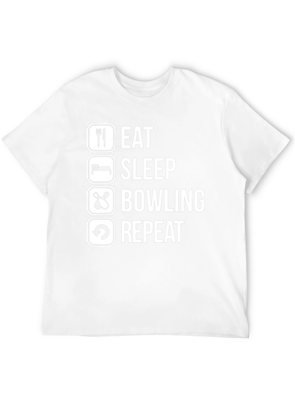 Eat Sleep Bowling Repeat T-Shirt