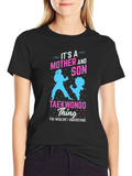 Taekwondo Mother and Son T-Shirt
