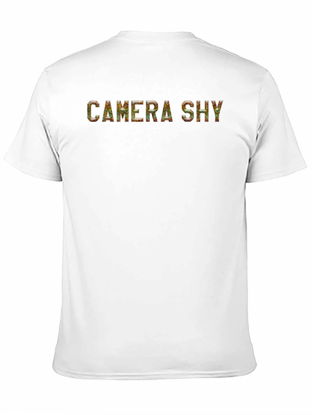 Camera Shy Graphic Print Mens T-Shirt