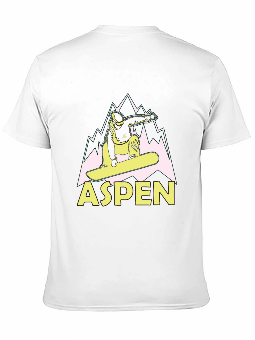 Aspen Snowboard T-Shirt Black