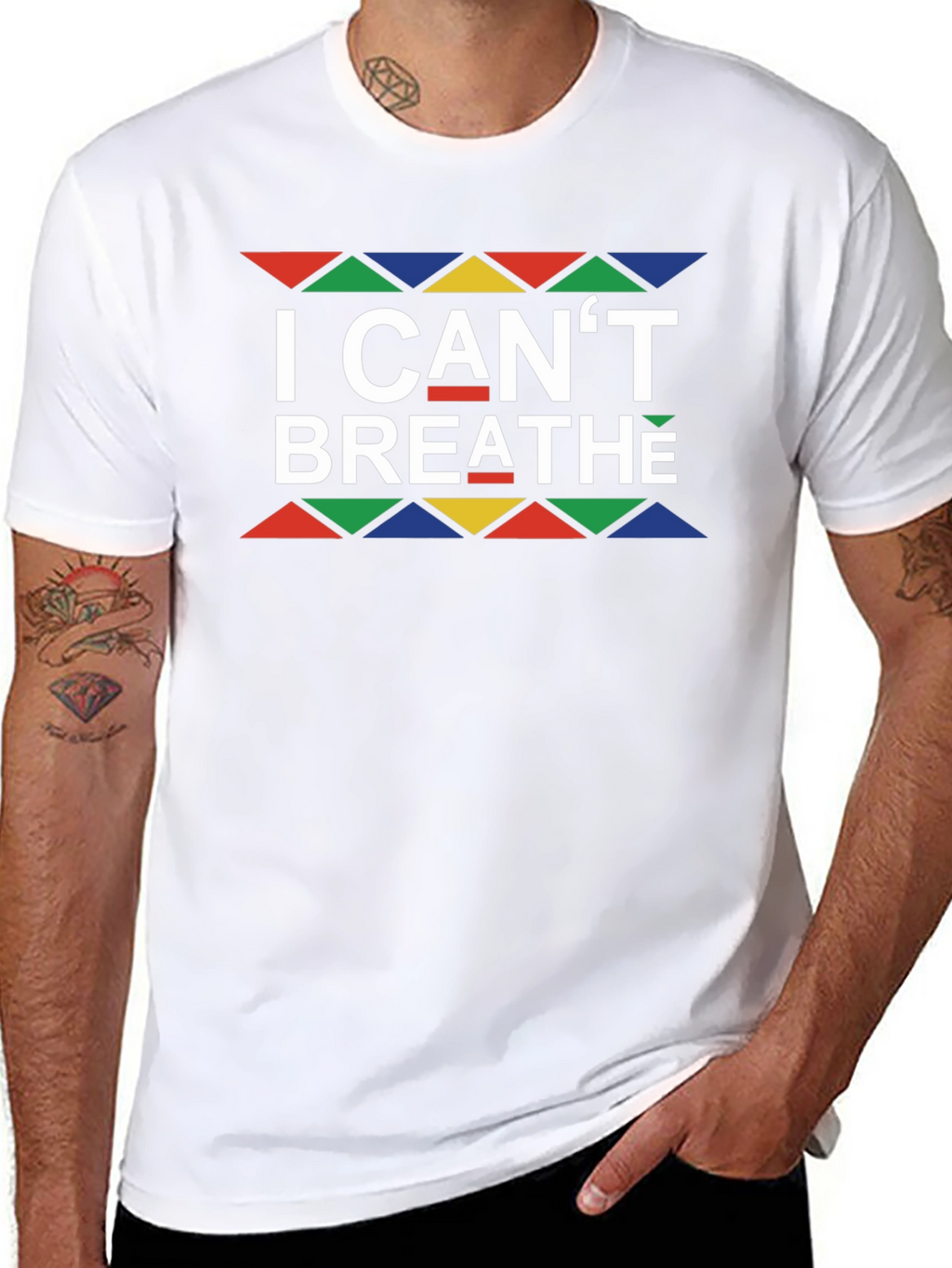 I Cant Breathe Graphic Tee - Black Lives Matter