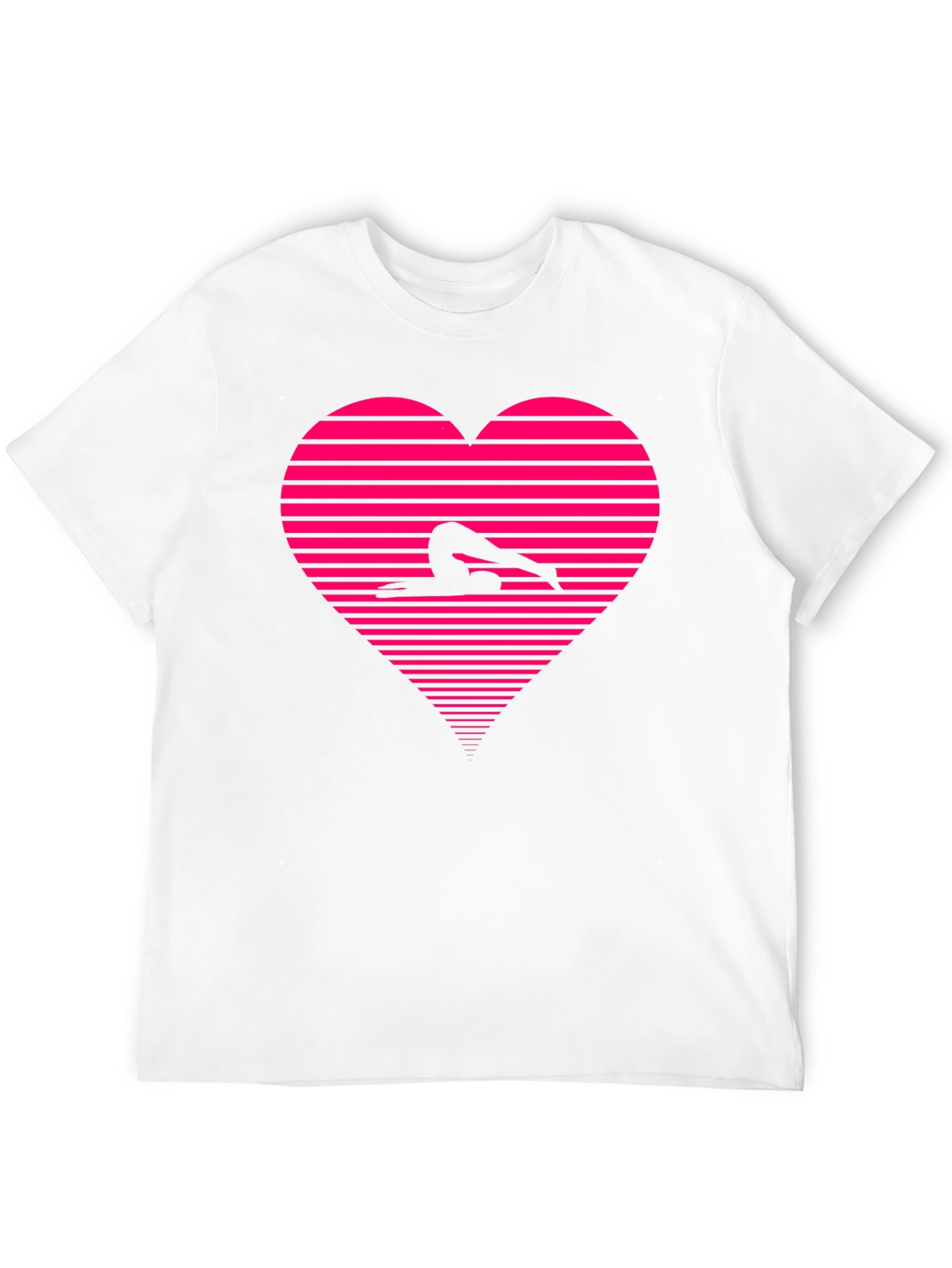 Yoga Heartbeat T-Shirt - Black