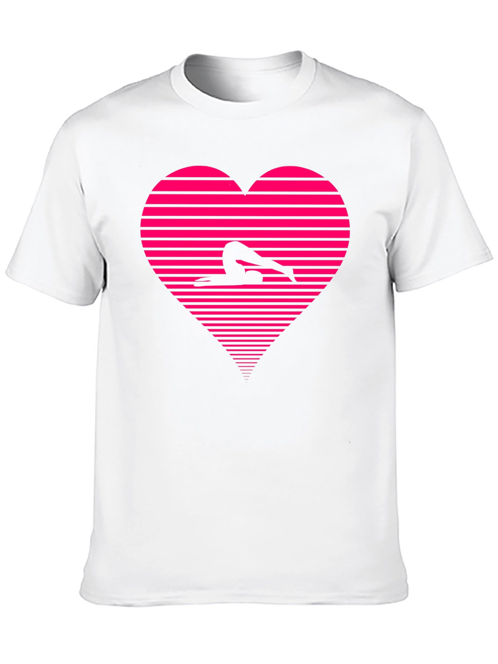 Yoga Heartbeat T-Shirt - Black