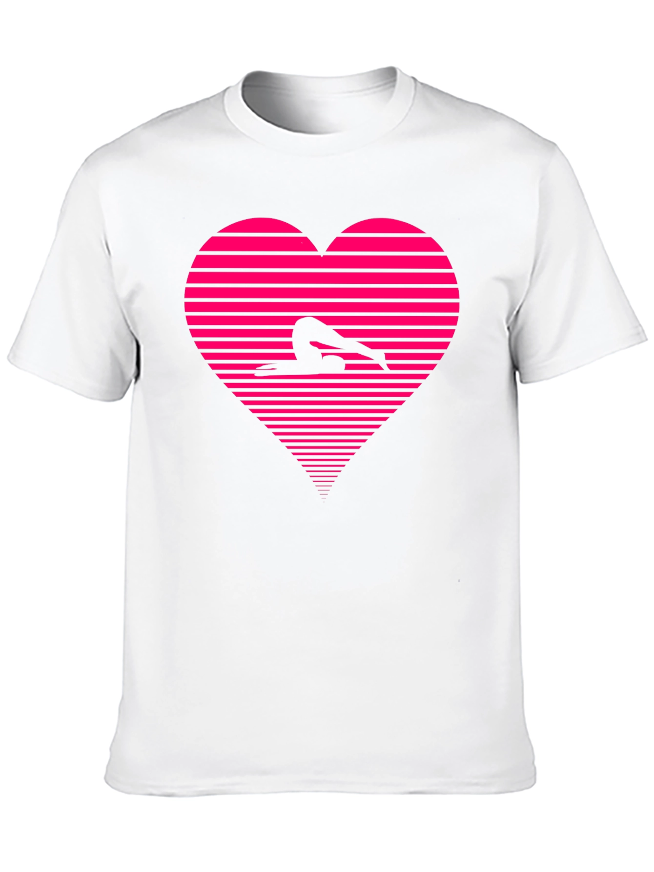 Yoga Heartbeat T-Shirt - Black
