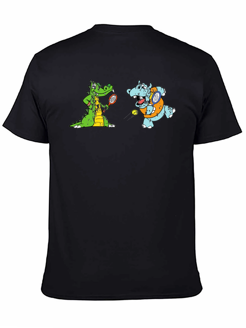 Cartoon Animal Tennis T-Shirt