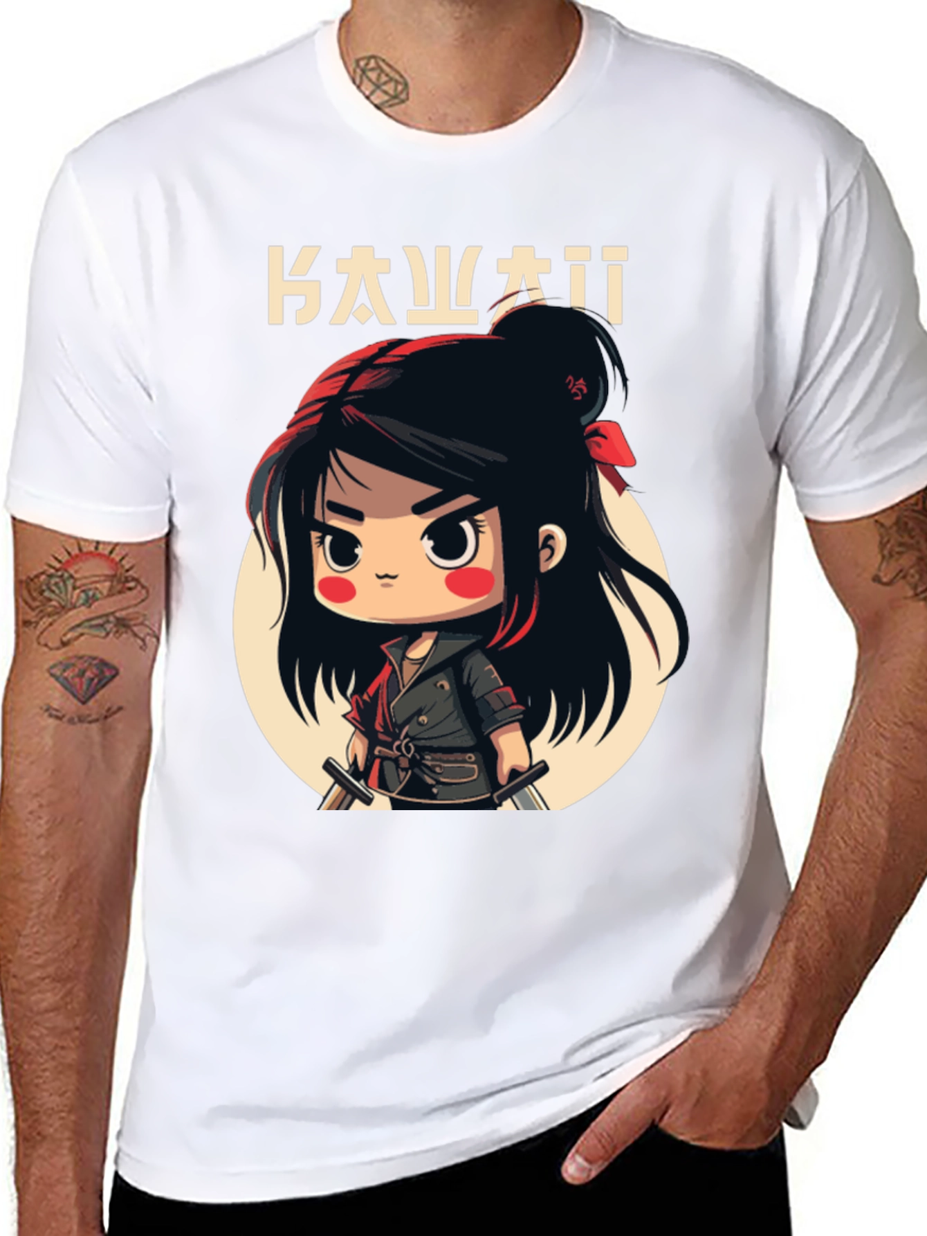 Kawaii Manga Warrior T-Shirt