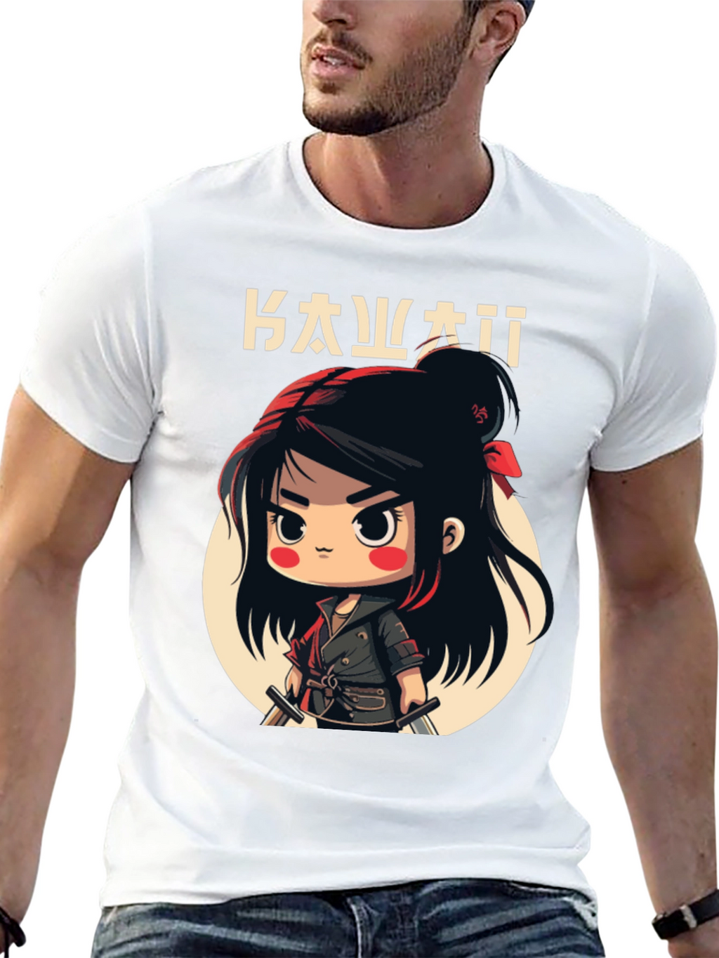 Kawaii Manga Warrior T-Shirt