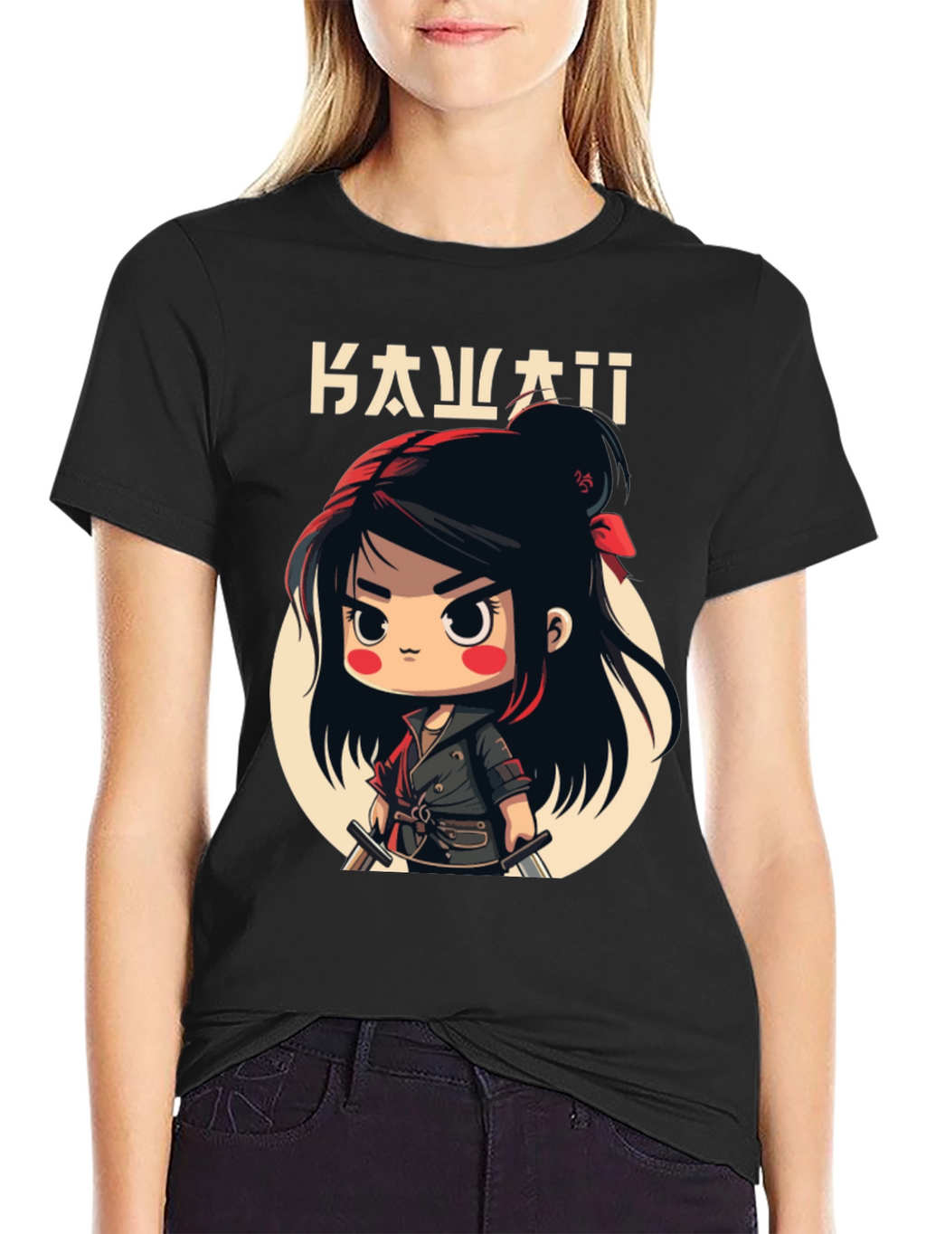 Kawaii Manga Warrior T-Shirt