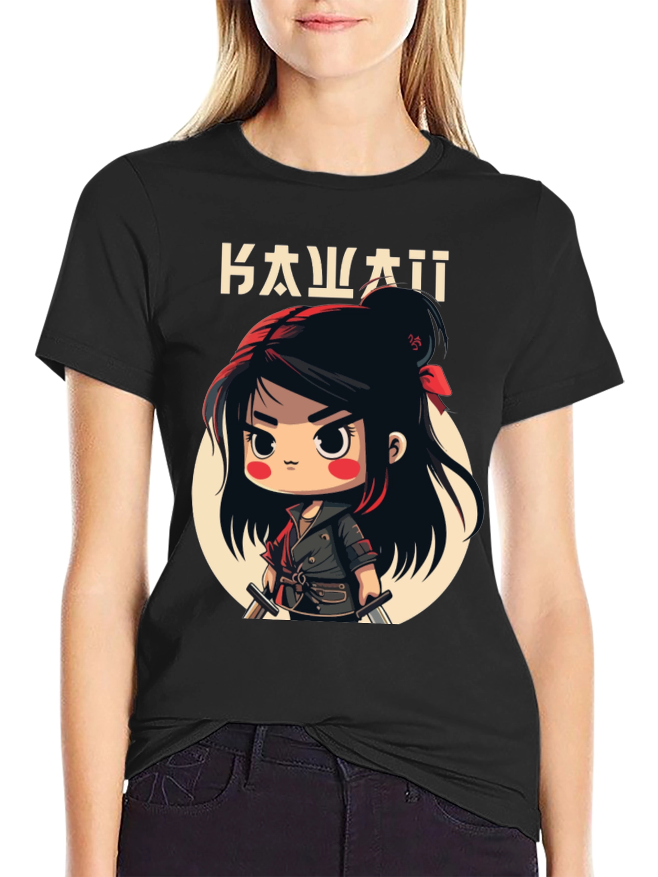 Kawaii Manga Warrior T-Shirt