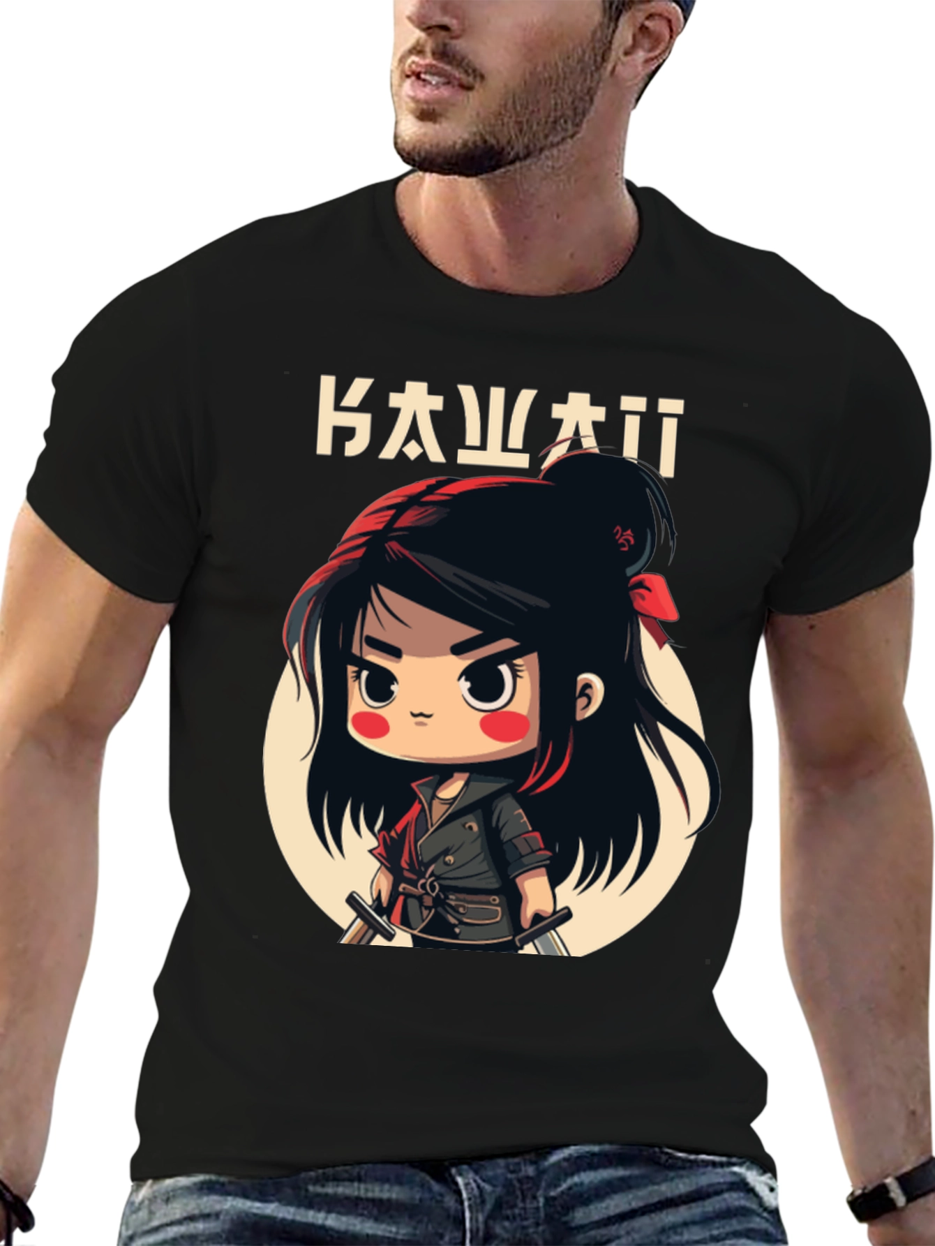 Kawaii Manga Warrior T-Shirt