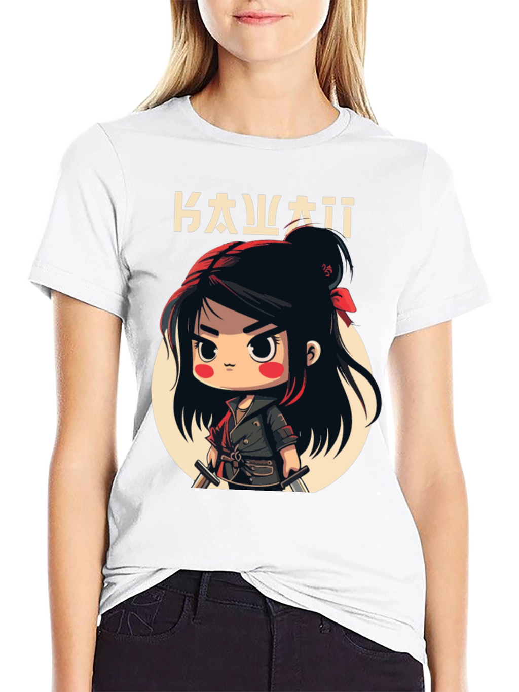 Kawaii Manga Warrior T-Shirt