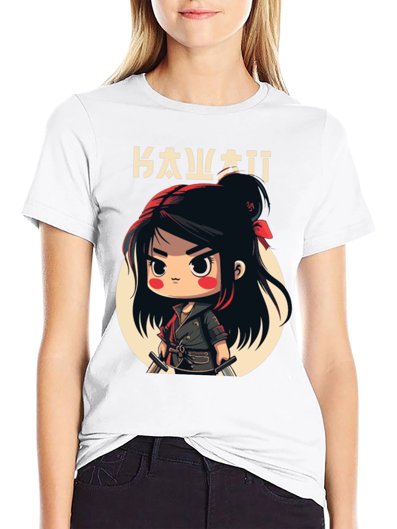 Kawaii Manga Warrior T-Shirt
