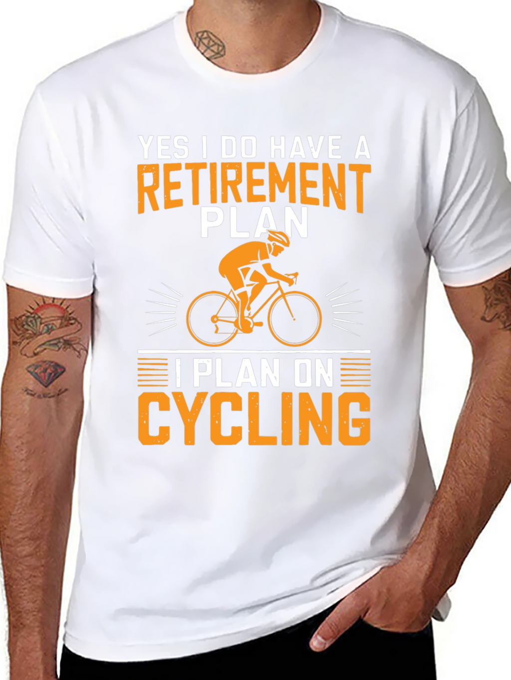 Retirement Plan Cycling T-Shirt