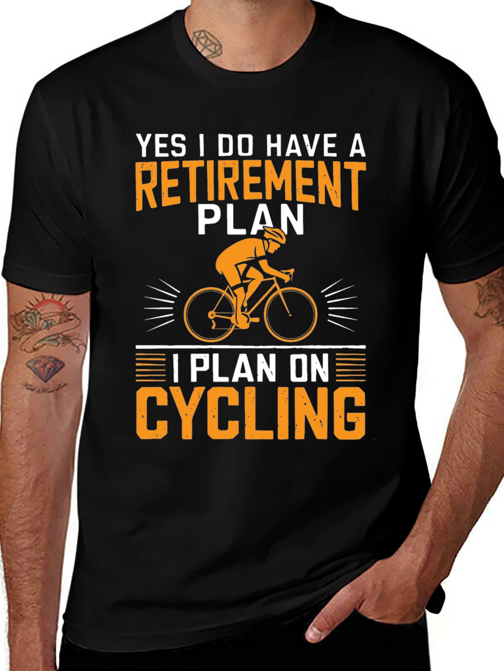 Retirement Plan Cycling T-Shirt