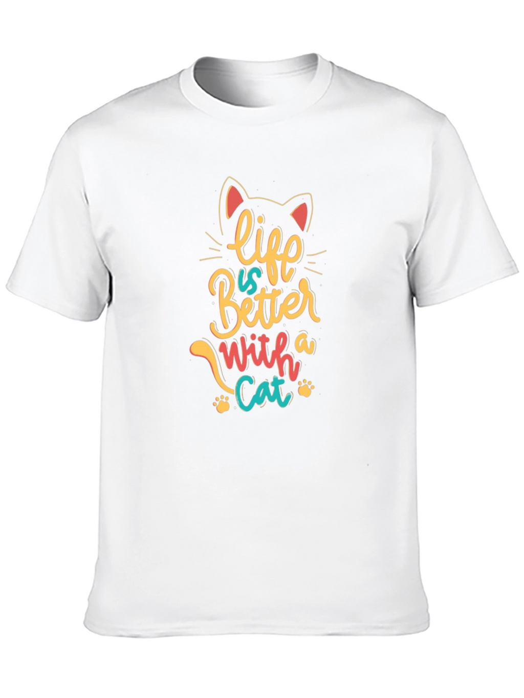 Life is Better with a Cat Graphic Tee