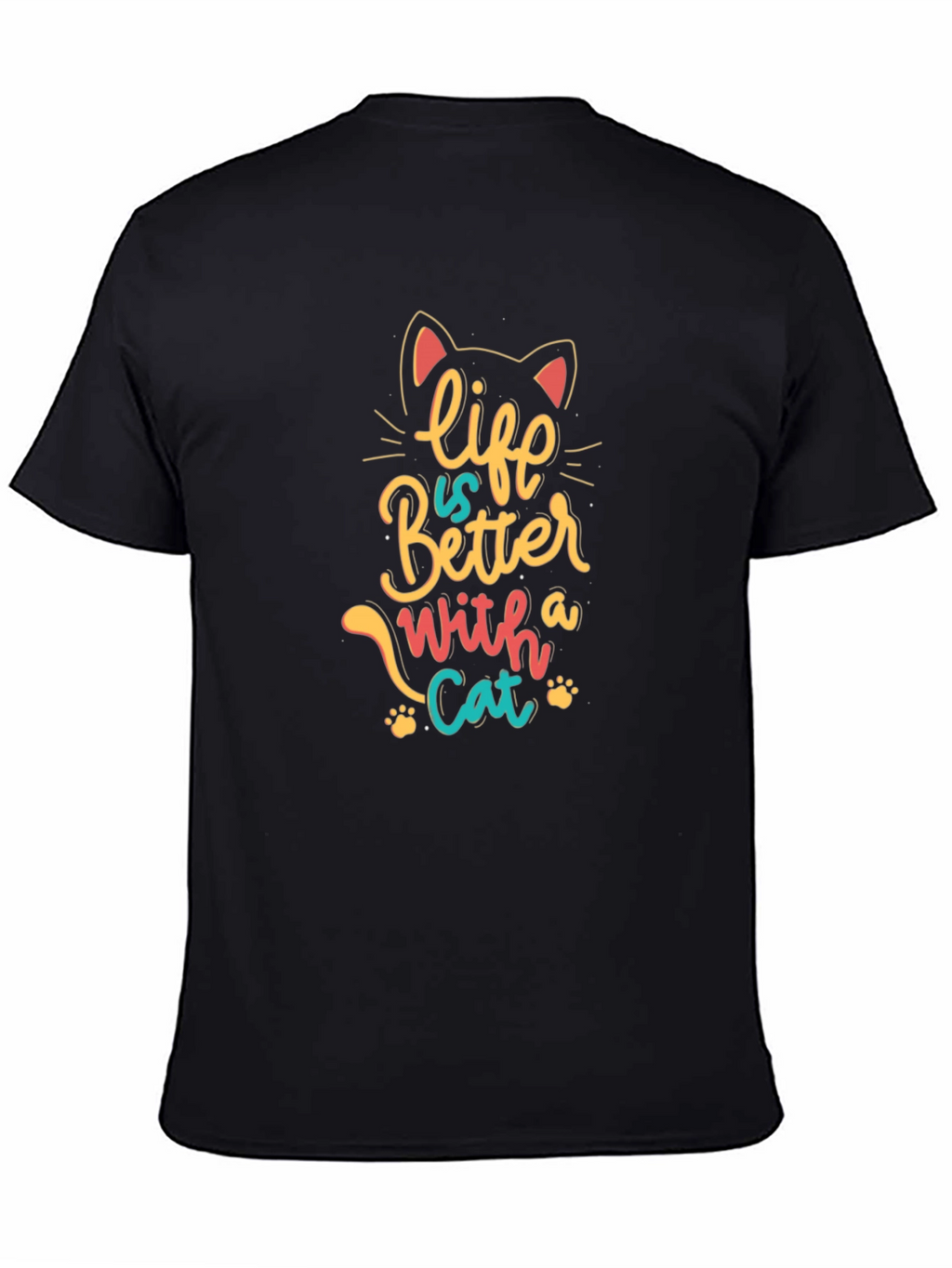 Life is Better with a Cat Graphic Tee