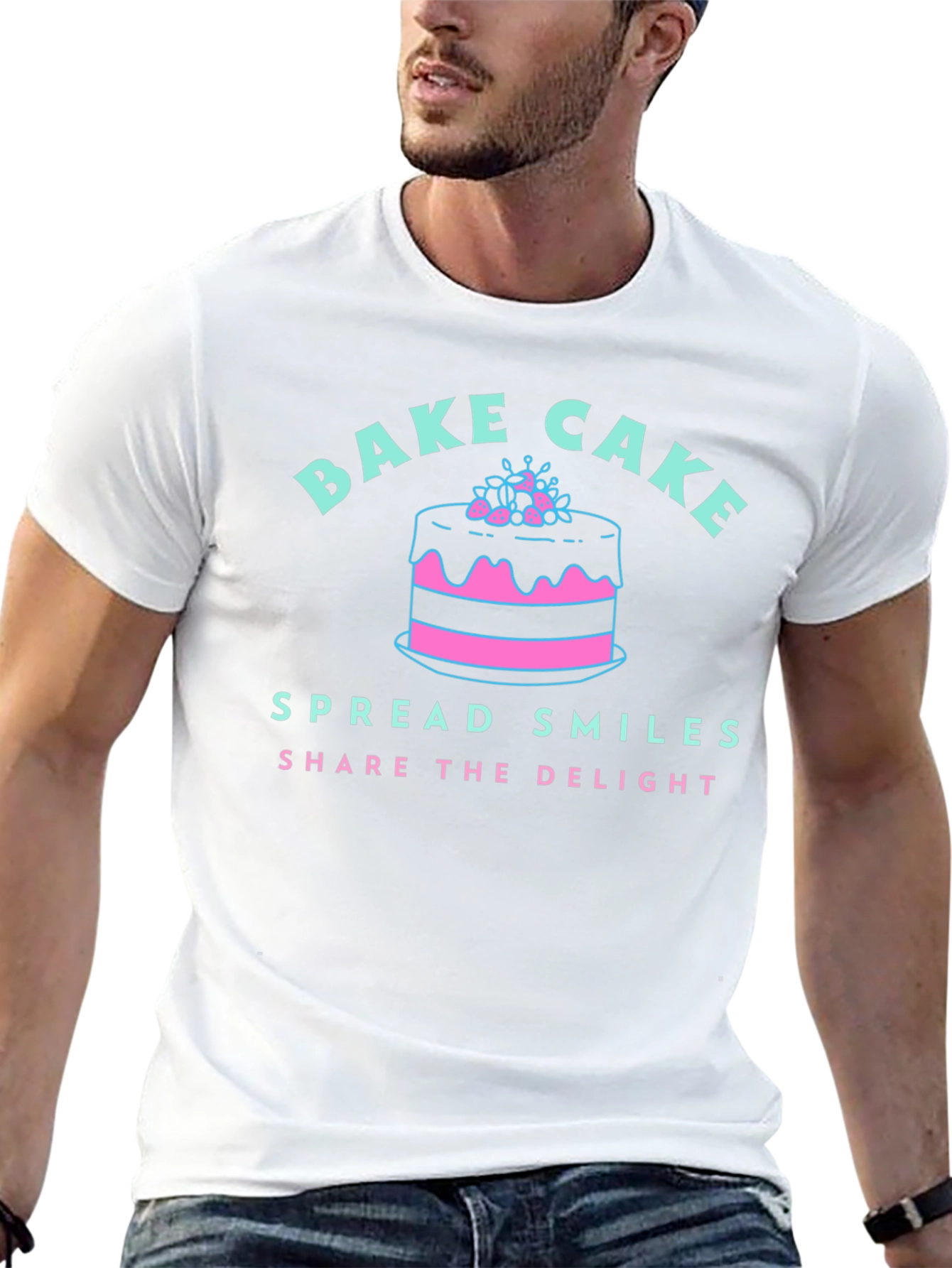 Bake Cake T-Shirt - Spread Smiles